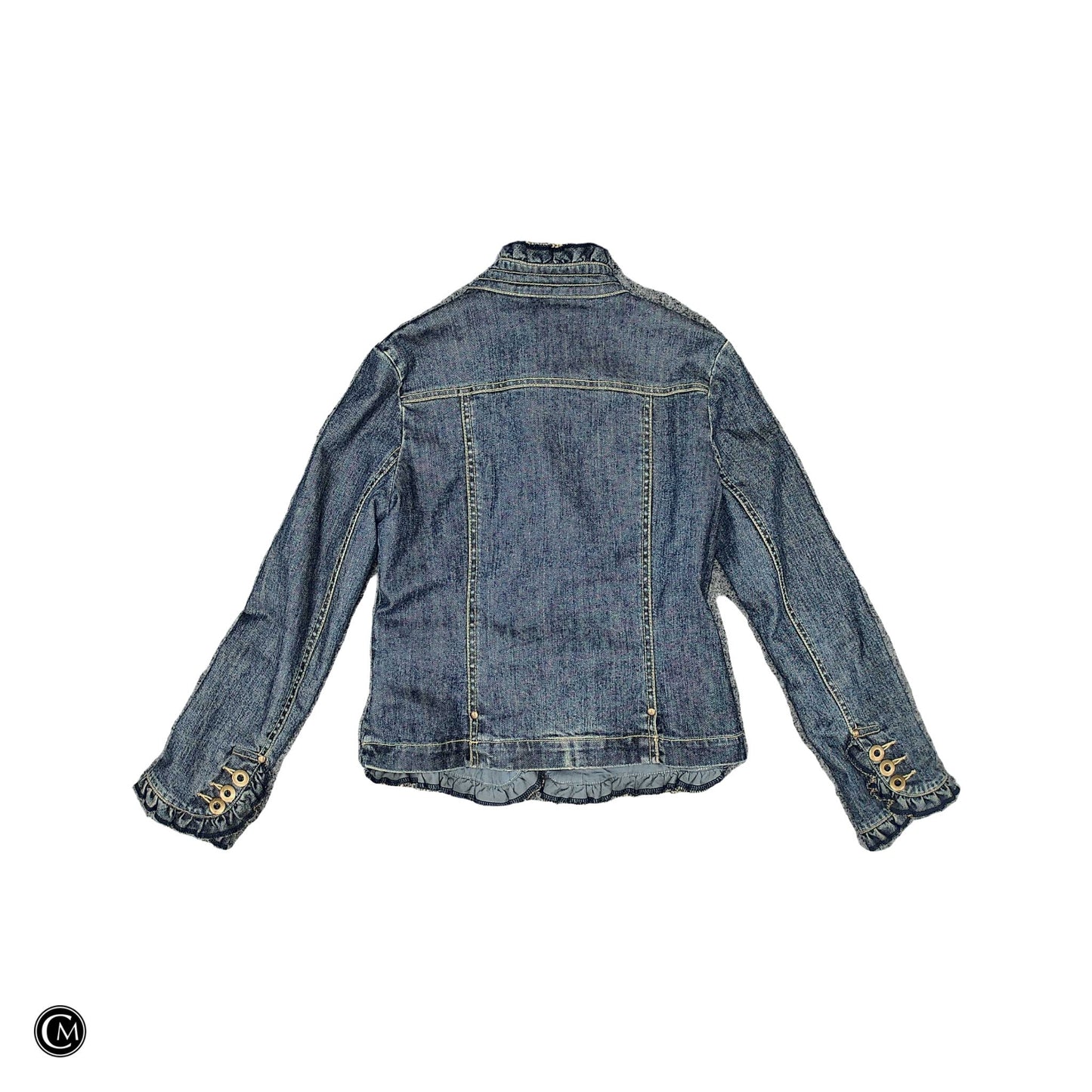 Jacket Denim By Louie In Blue Denim, Size: S