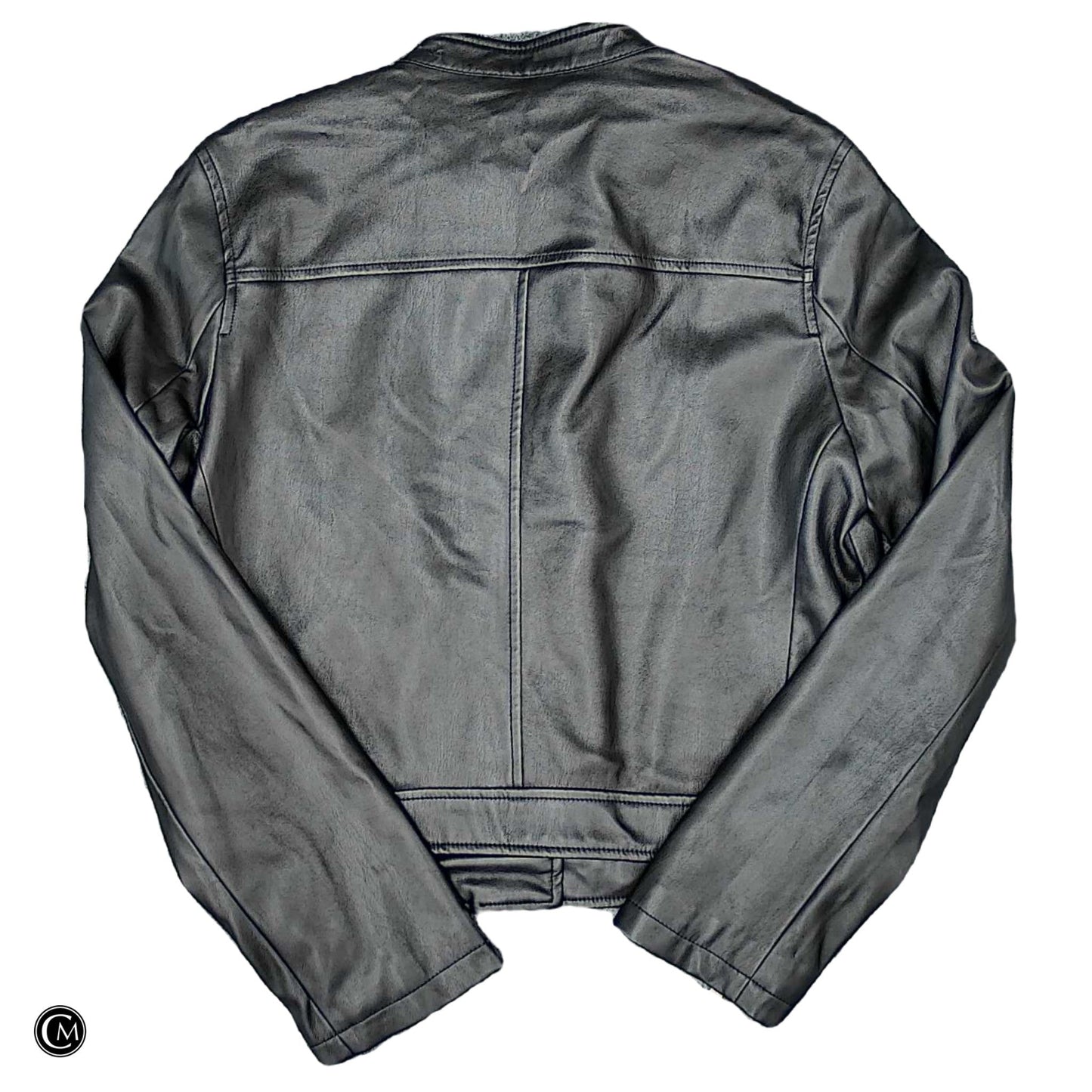 Jacket Moto By Banana Republic In Black, Size: M