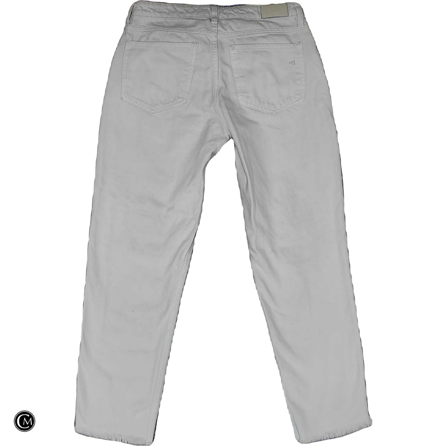 Jeans Cropped By Hidden In White Denim, Size: 2