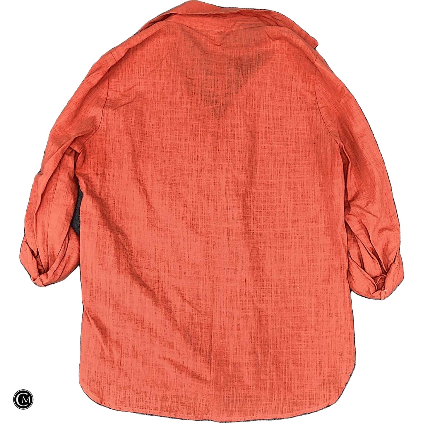 Top 3/4 Sleeve In Orange, Size: M