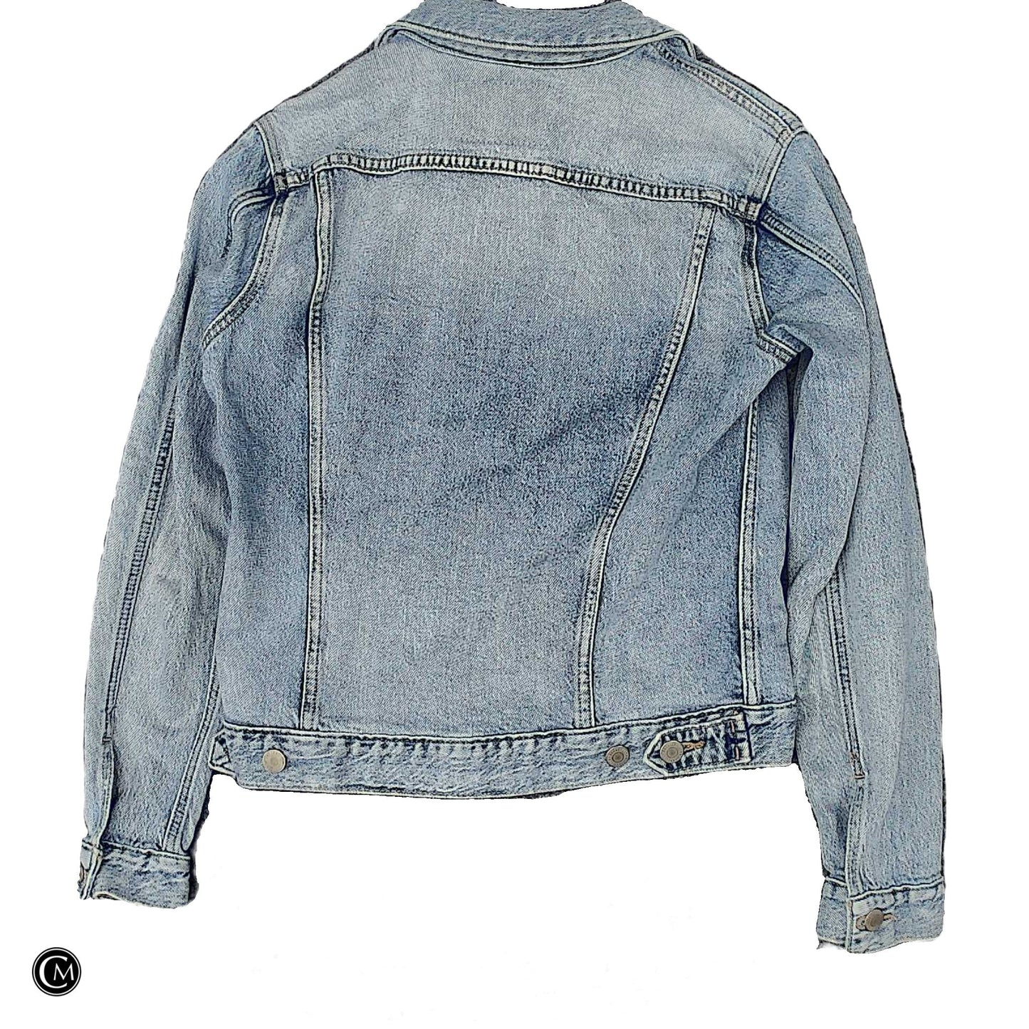 Jacket Denim By Lucky Brand In Blue Denim, Size: Sp