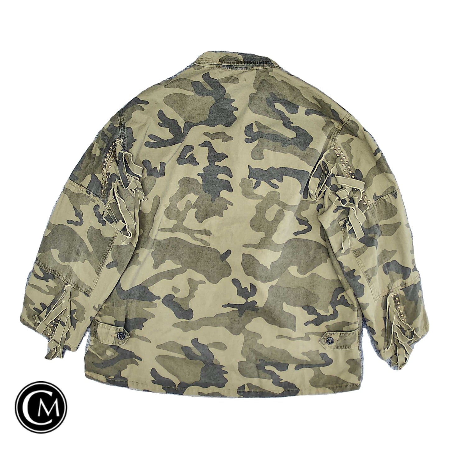 Jacket Shirt By Cmc In Camouflage Print, Size: L