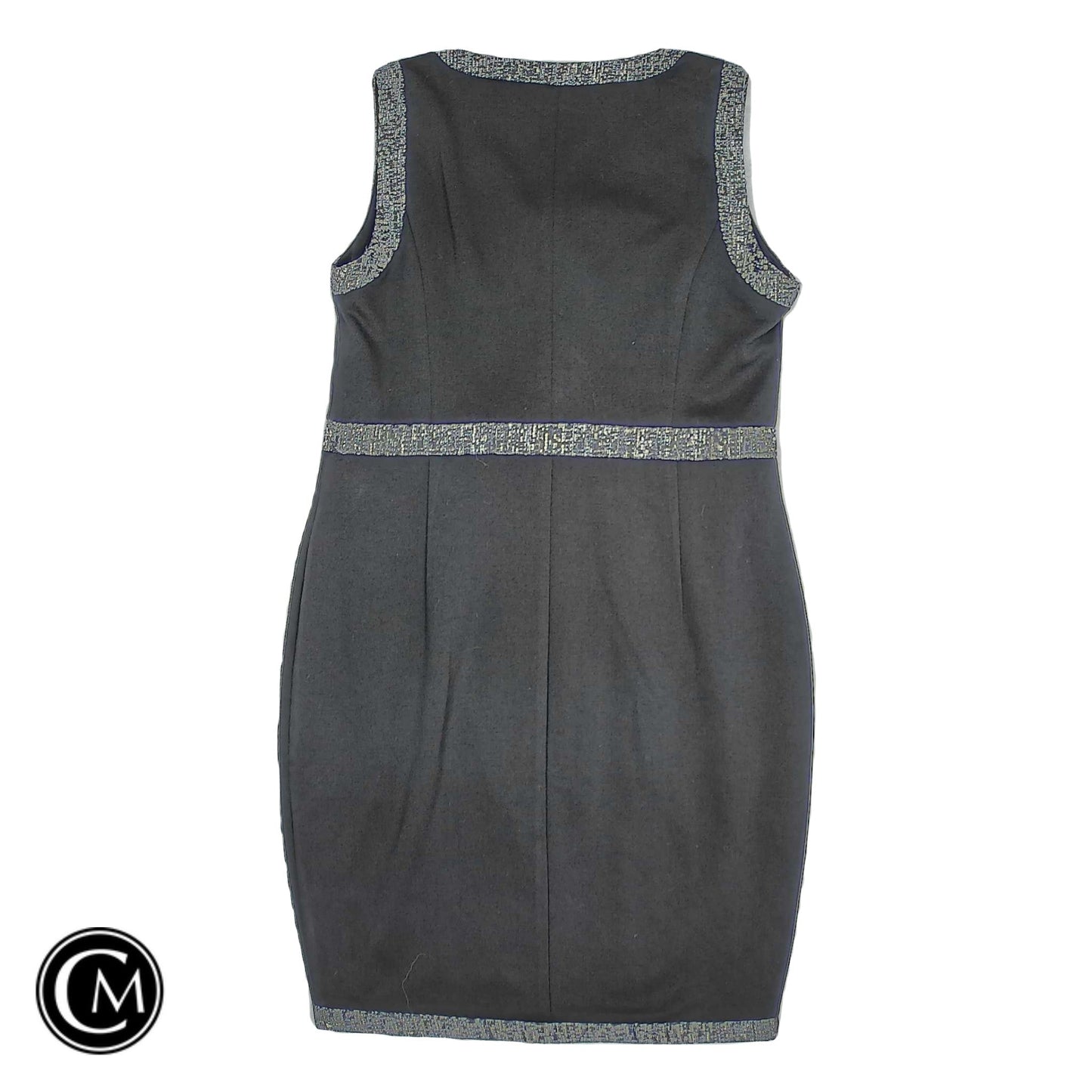 Dress Designer By Karl Lagerfeld In Black & White, Size: M