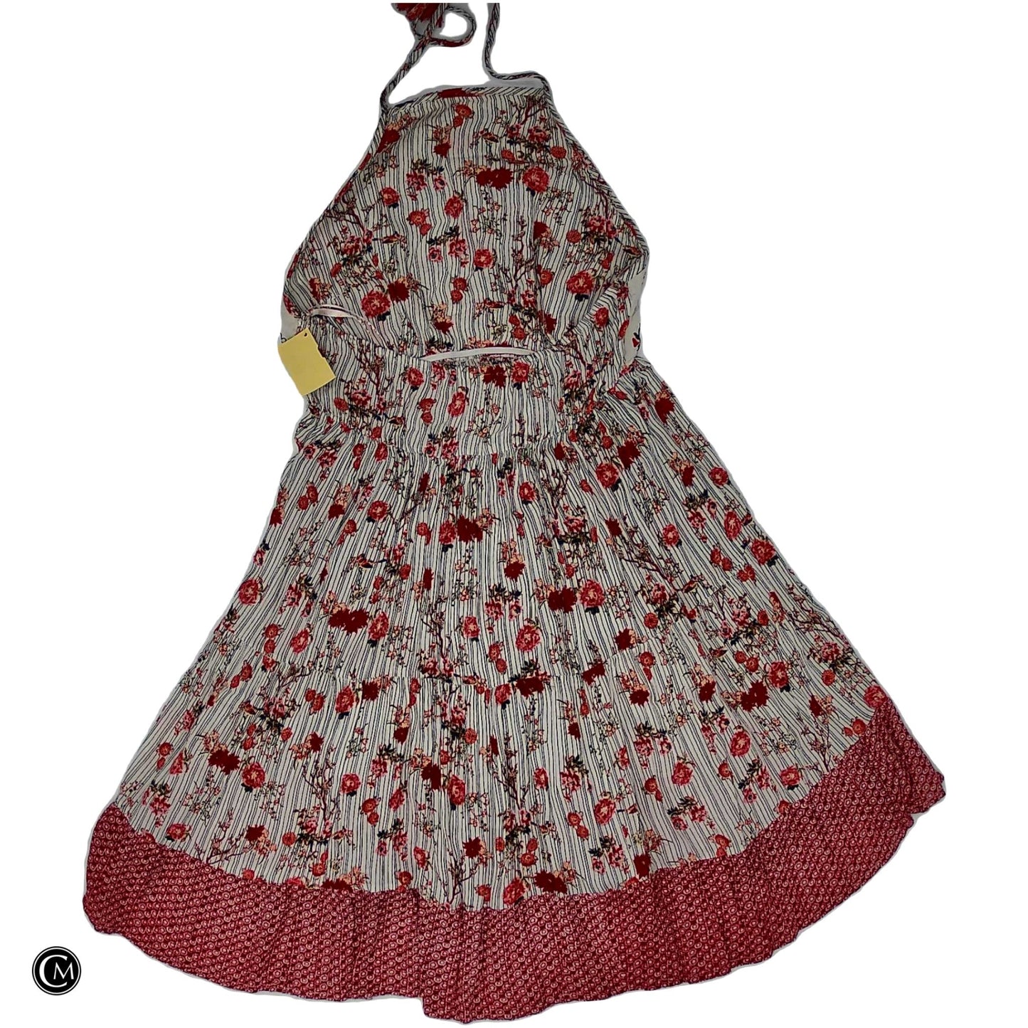 Dress Casual Short By Cmb In Red & White, Size: Xs
