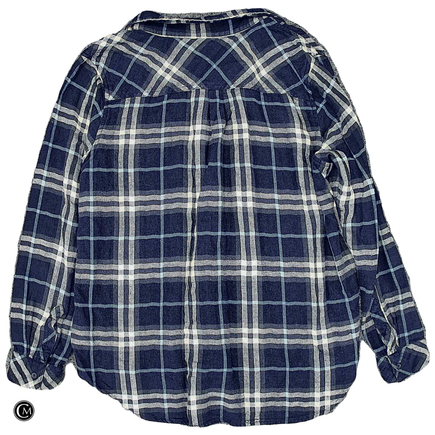 Top Ls By Well Worn In Blue & White, Size: M