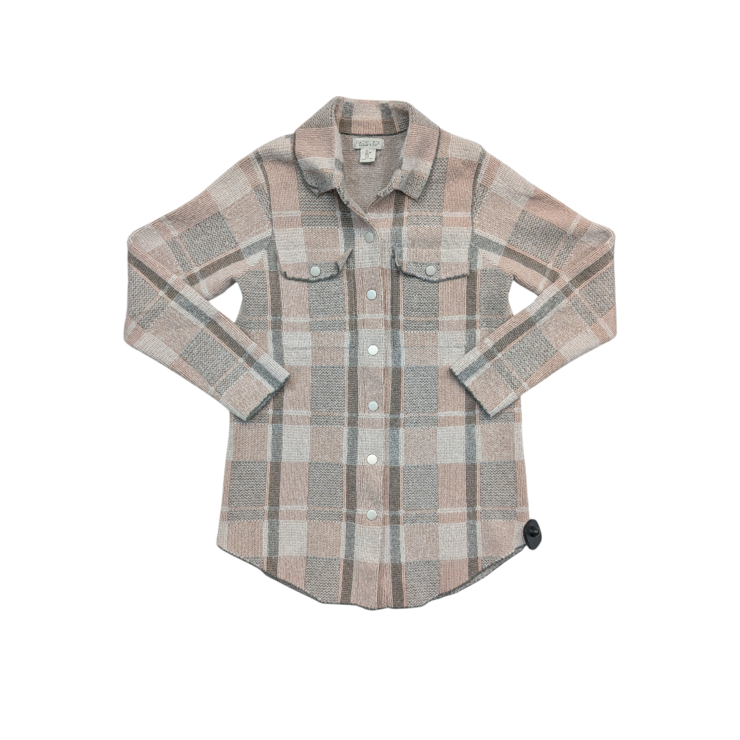 Blazer By Rachel Zoe In Plaid Pattern, Size:L