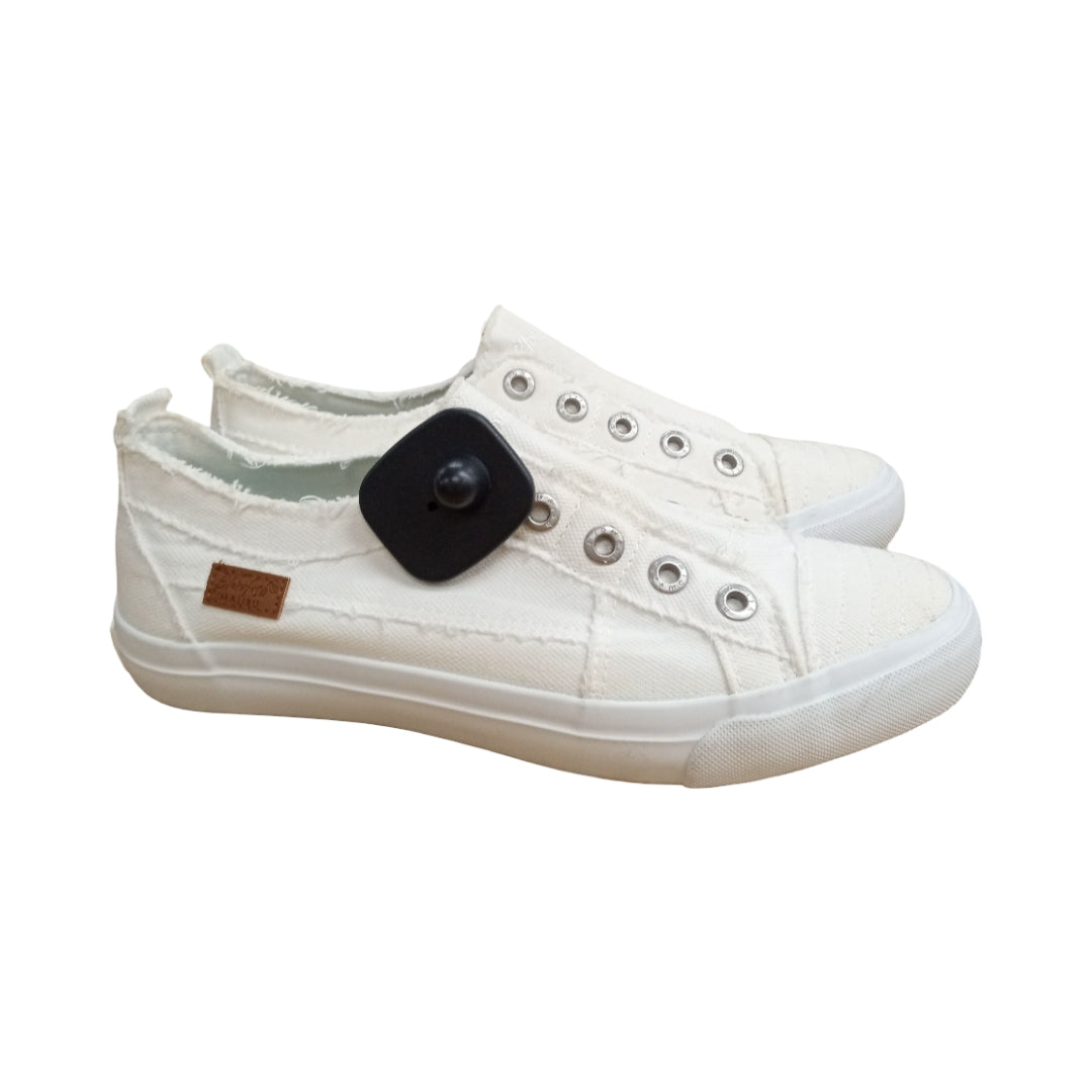 Shoes Heels Block By Blowfish In White, Size:9.5