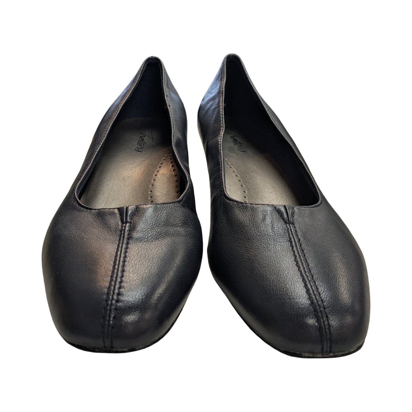 Shoes Flats By Trotters In Navy, Size:10