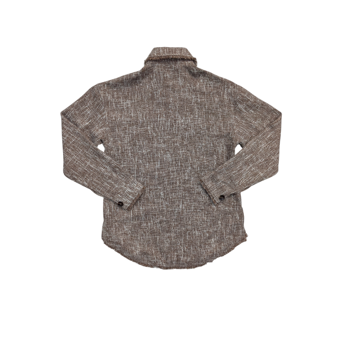 Jacket Shirt By Staccato In Brown, Size:Xs