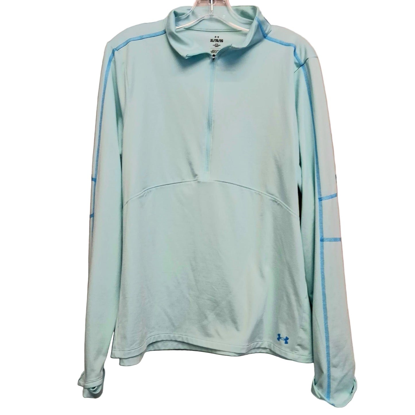 Athletic Jacket By Under Armour In Blue, Size:Xl