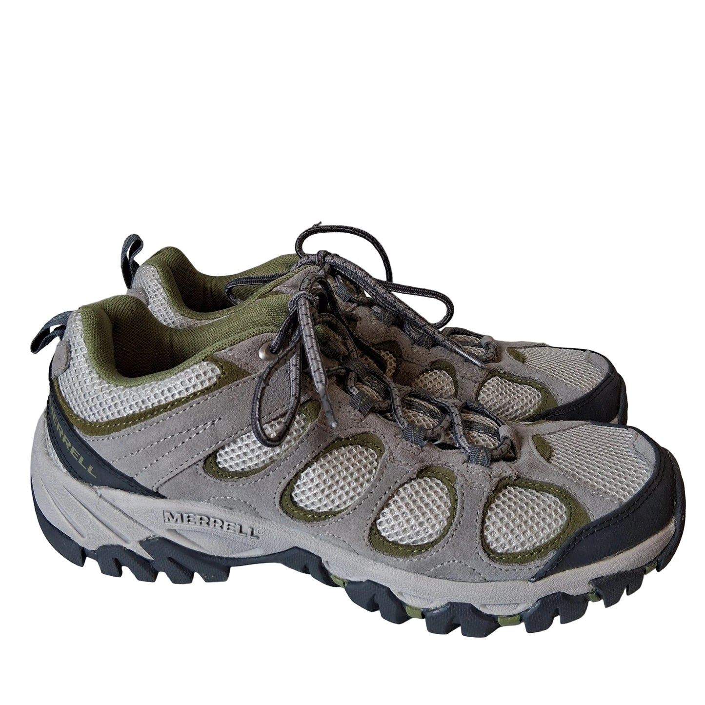 Shoes Hiking By Merrell In Green, Size:9