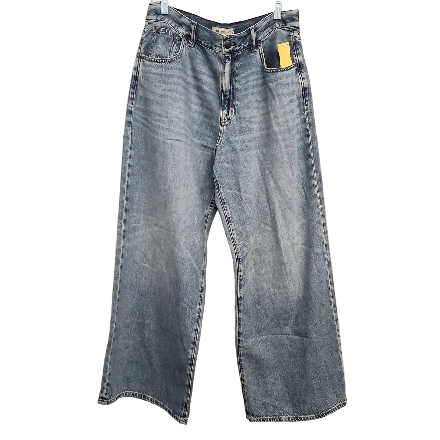 Jeans Wide Leg By Madewell In Blue Denim, Size:10P
