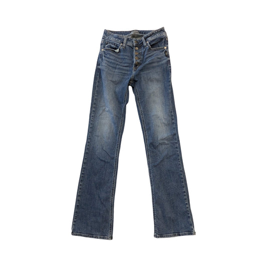 Jeans Boot Cut By Silver In Blue Denim, Size:6