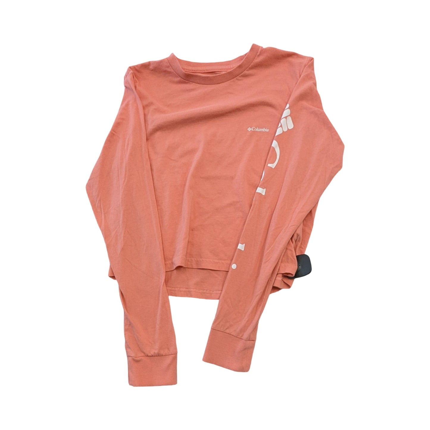 Athletic Top Ls Collar By Columbia In Pink, Size:M