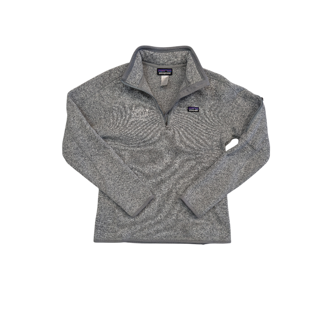 Jacket Fleece By Patagonia In Grey, Size:M