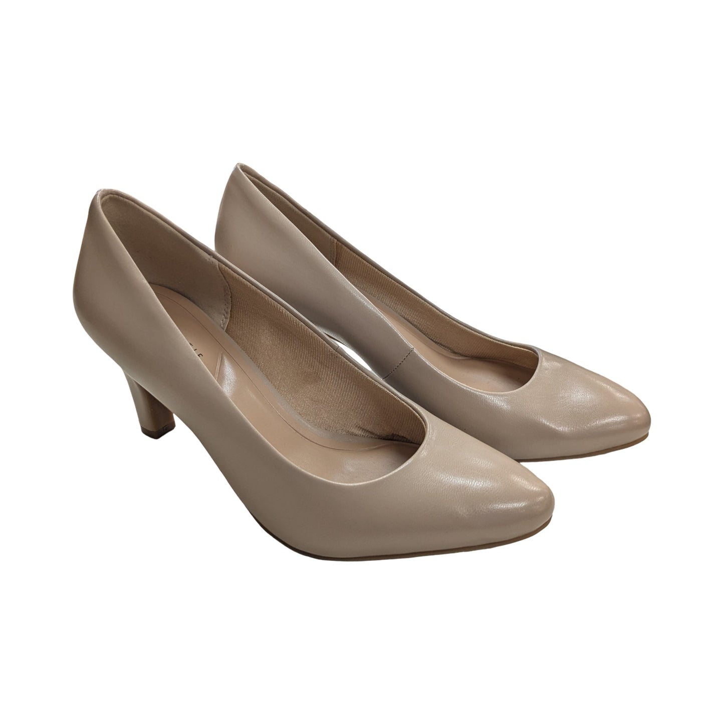Shoes Heels Block By Kelly And Katie In Tan, Size:7