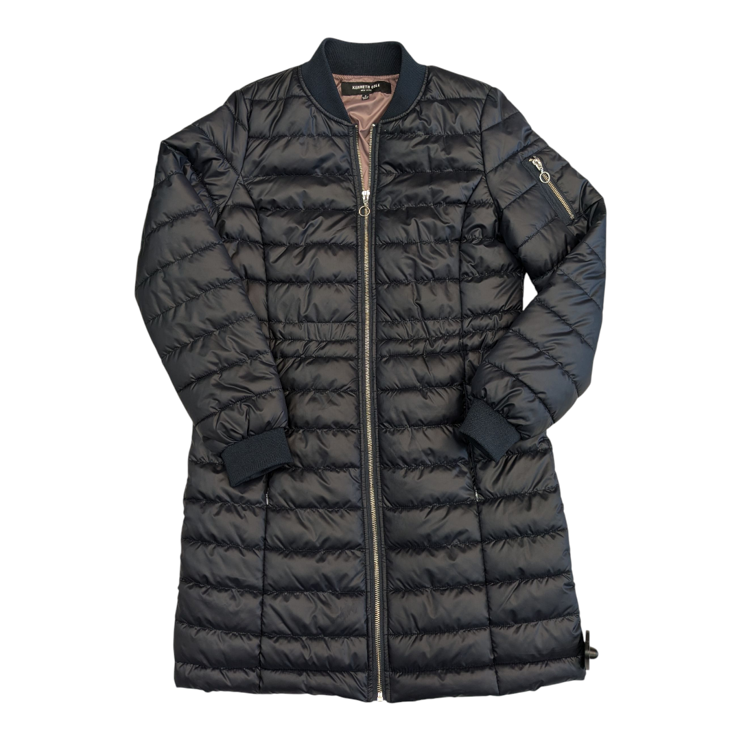 Jacket Puffer & Quilted By Kenneth Cole In Navy, Size:S