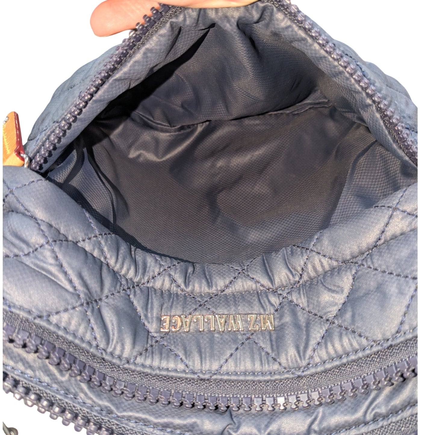 Handbag Designer By Mz Wallace In Navy, Size:Medium
