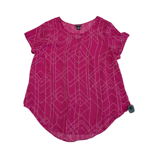 Top Ss By Torrid In Pink & White, Size:1X