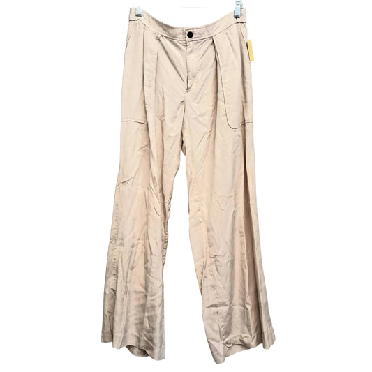 Pants Wide Leg By Banana Republic In Tan, Size:4