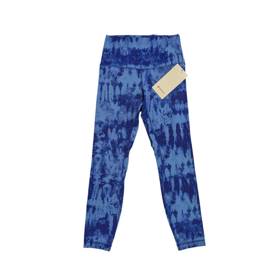Athletic Leggings By Lululemon In Blue, Size:6