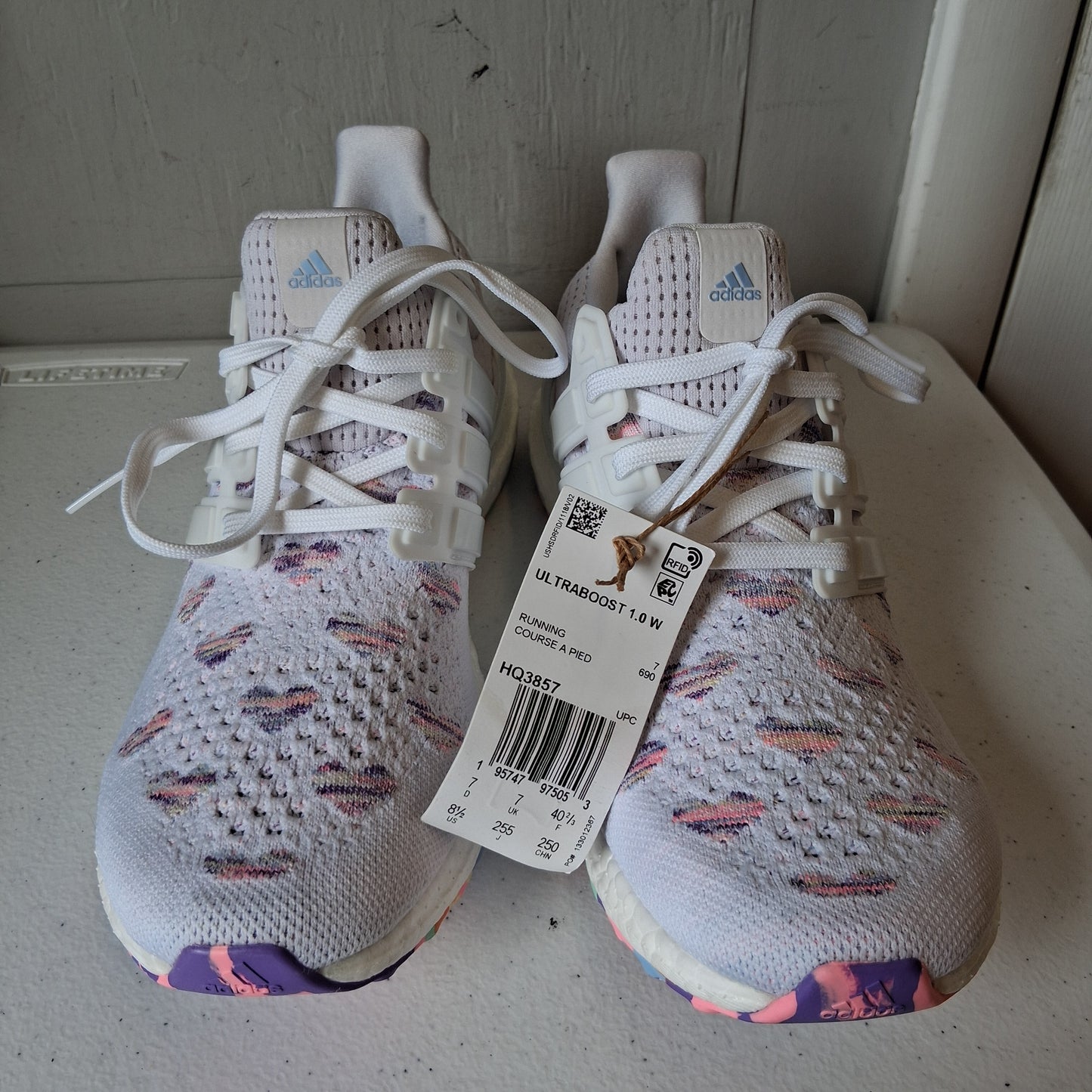 Shoes Athletic By Adidas In White, Size:8.5