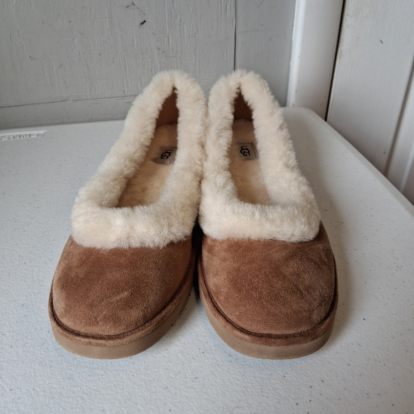 Slippers Designer By Ugg In Brown, Size:6.5