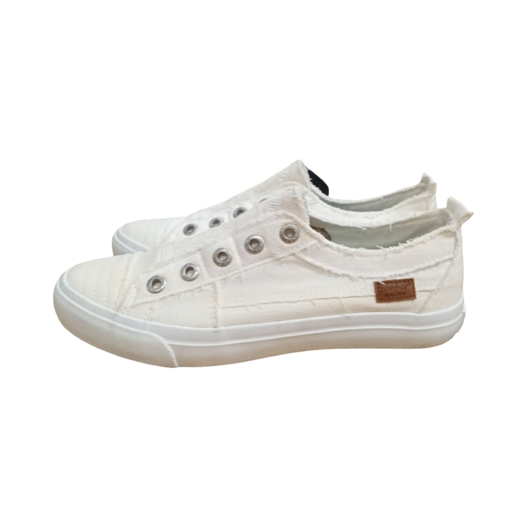 Shoes Heels Block By Blowfish In White, Size:9.5