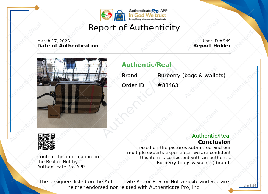 Handbag Luxury Designer By Burberry In Black & Brown, Size:Medium