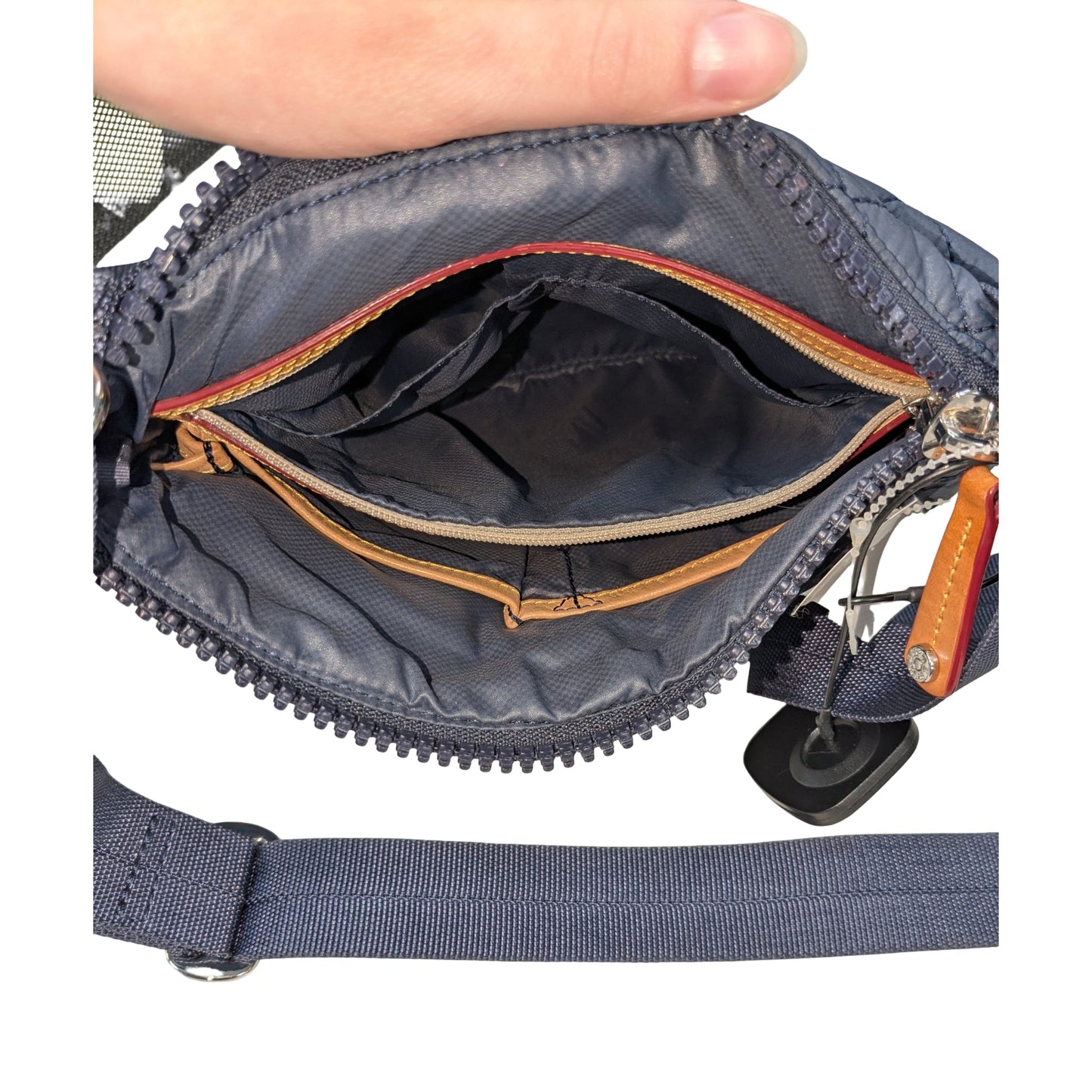 Handbag Designer By Mz Wallace In Navy, Size:Medium