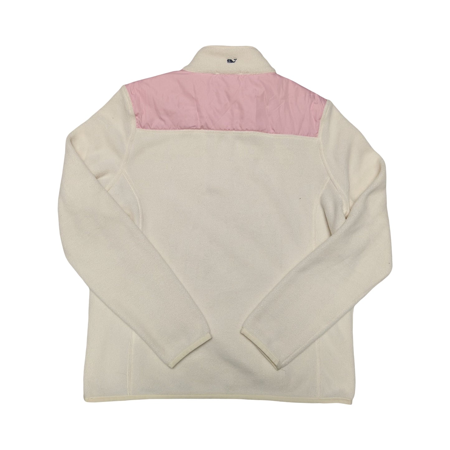 Jacket Fleece By Vineyard Vines In Pink & White, Size:M