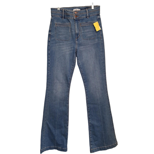 Jeans Boot Cut By Loft In Blue Denim, Size:2