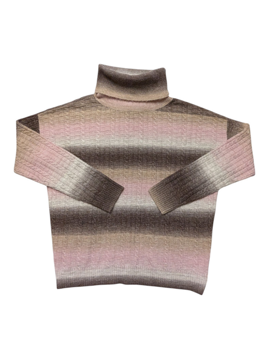 Sweater By Kut In Brown & Pink, Size:L