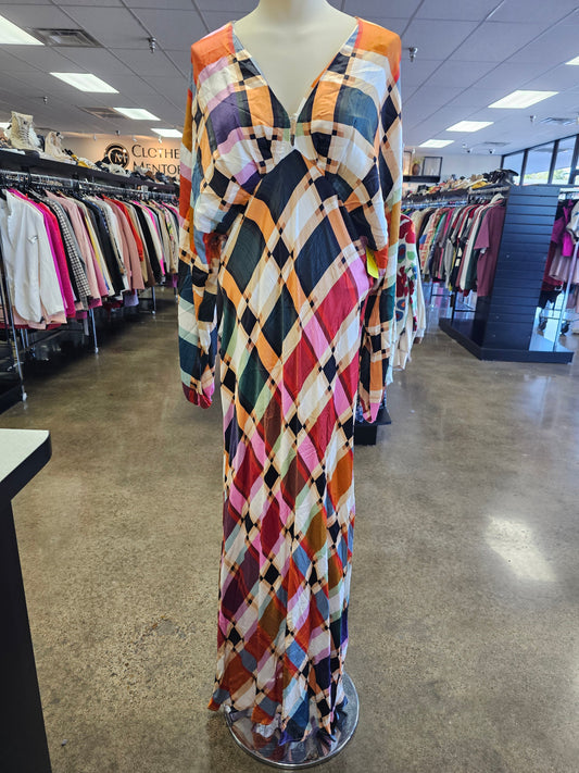 Dress Casual Maxi By Cmb In Multi, Size:10