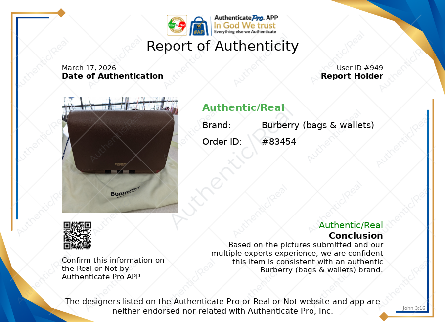 Handbag Luxury Designer By Burberry In Brown, Size:Medium