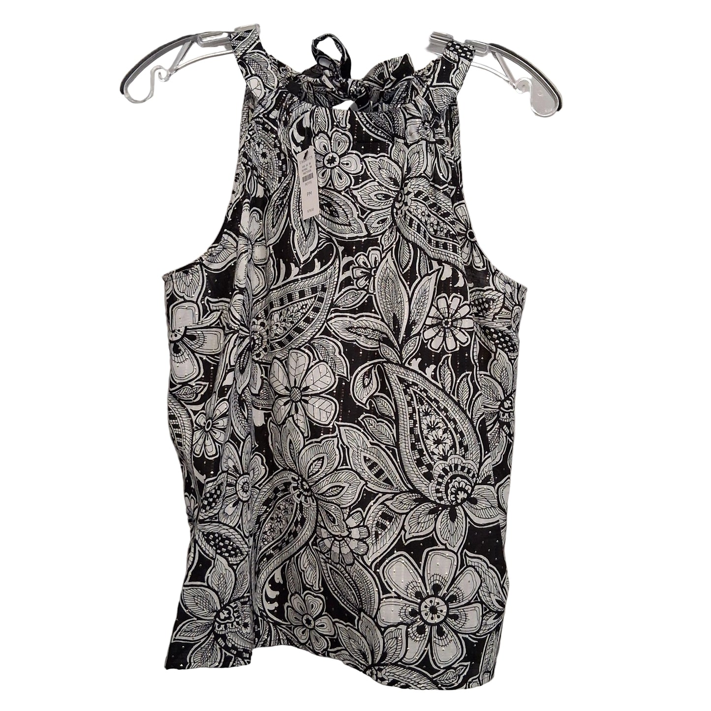 Top Sleeveless By Talbots In Paisley Print, Size:Mp