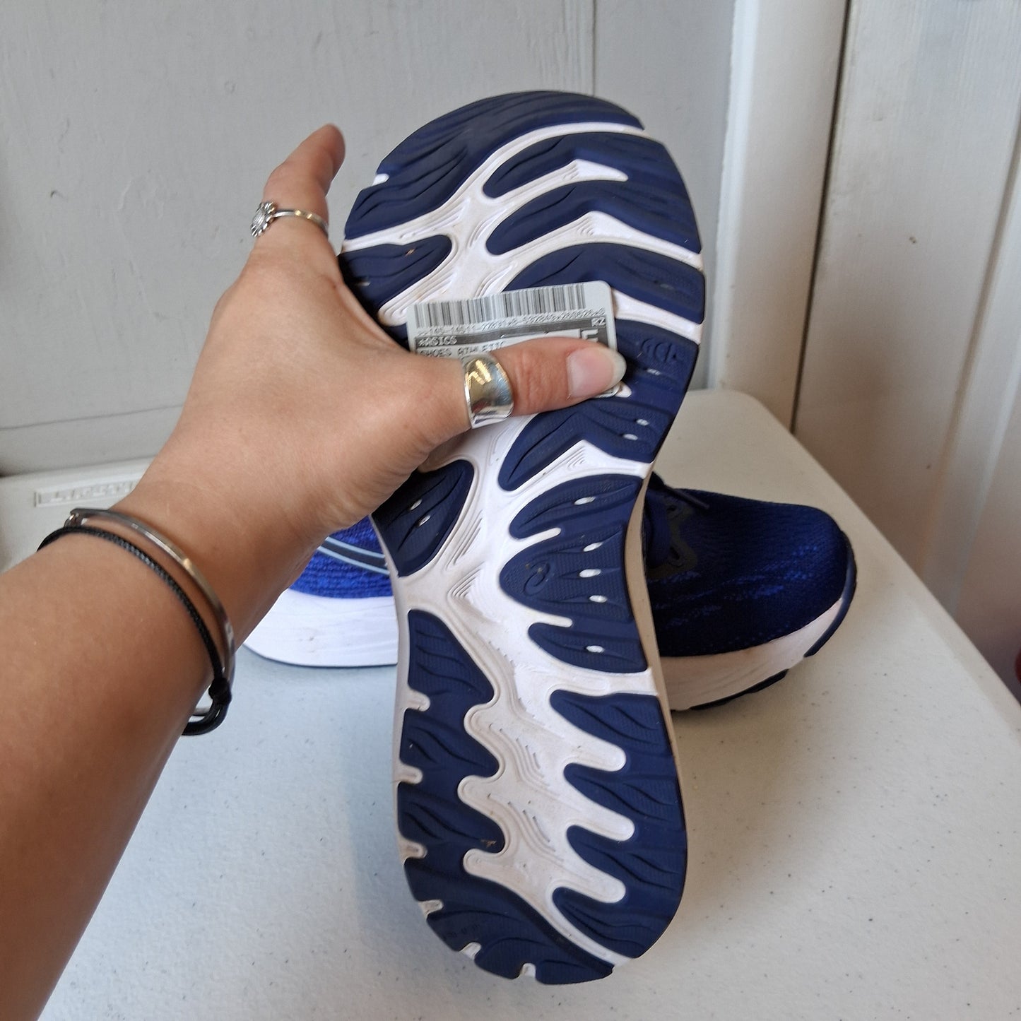 Shoes Athletic By Asics In Blue, Size:7
