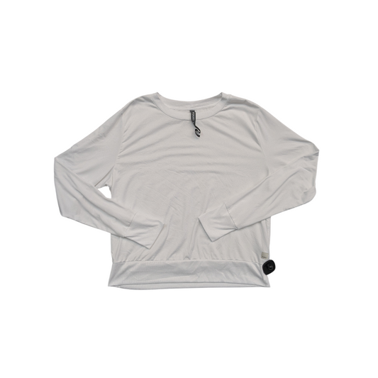Athletic Top Ls Crewneck By Vuori In White, Size:Xl