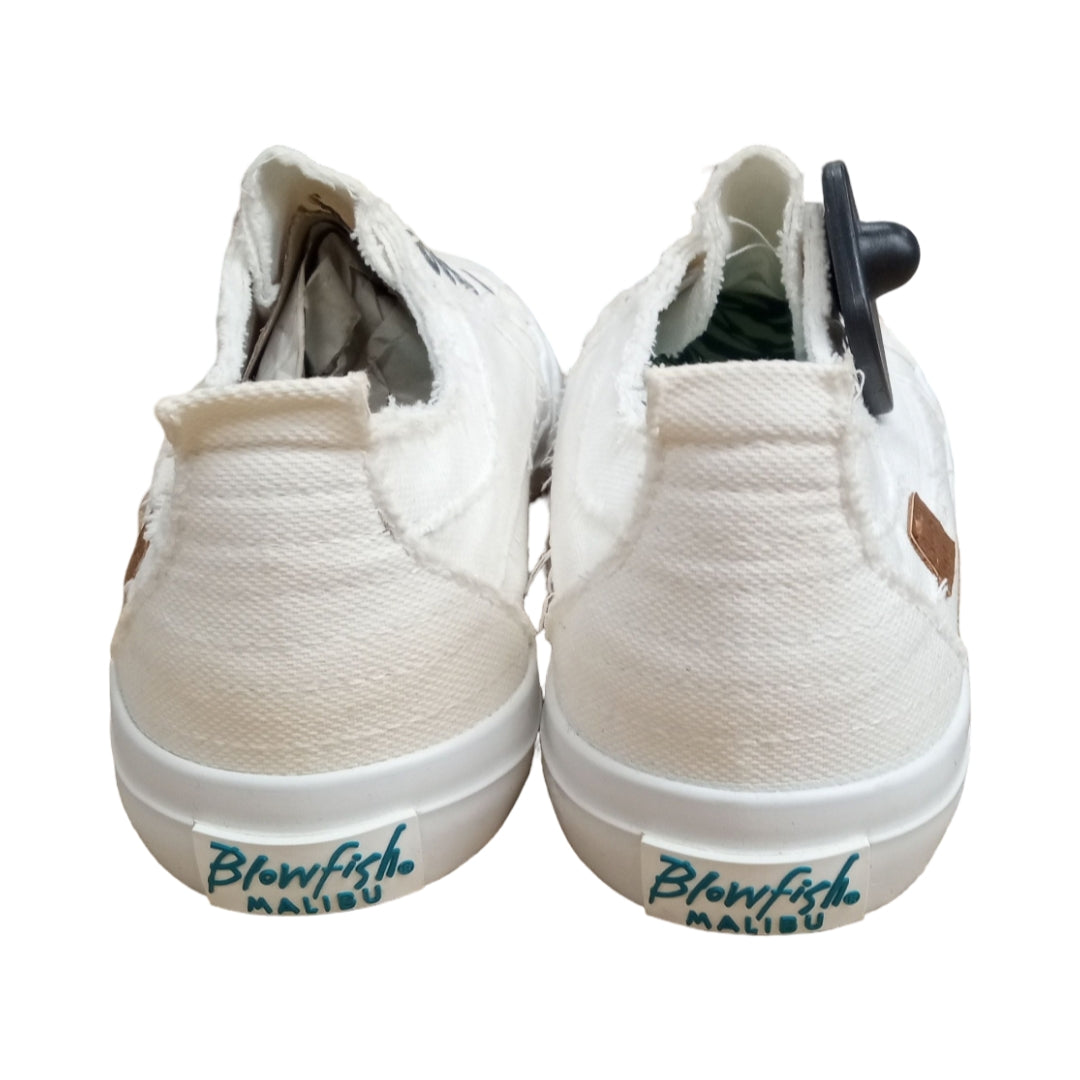 Shoes Heels Block By Blowfish In White, Size:9.5