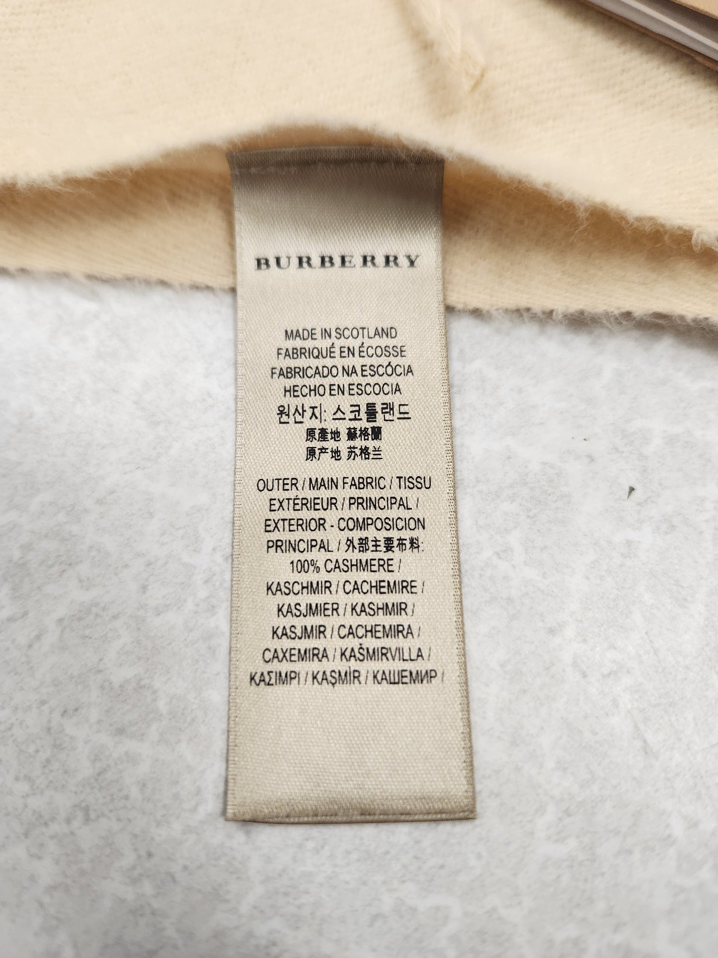 Scarf Luxury Designer By Burberry