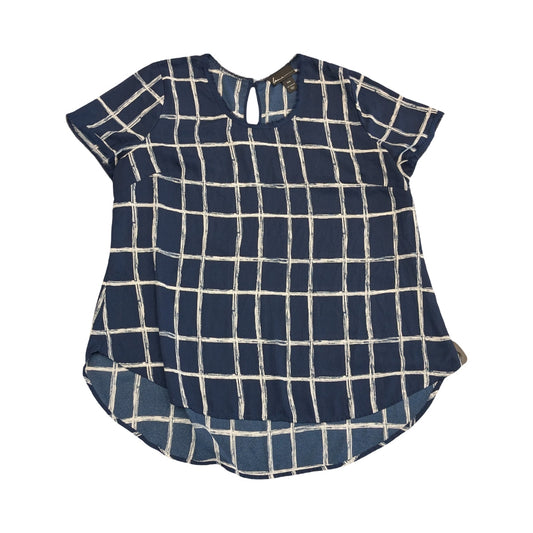 Top Ss By Lane Bryant In Blue & White, Size:18