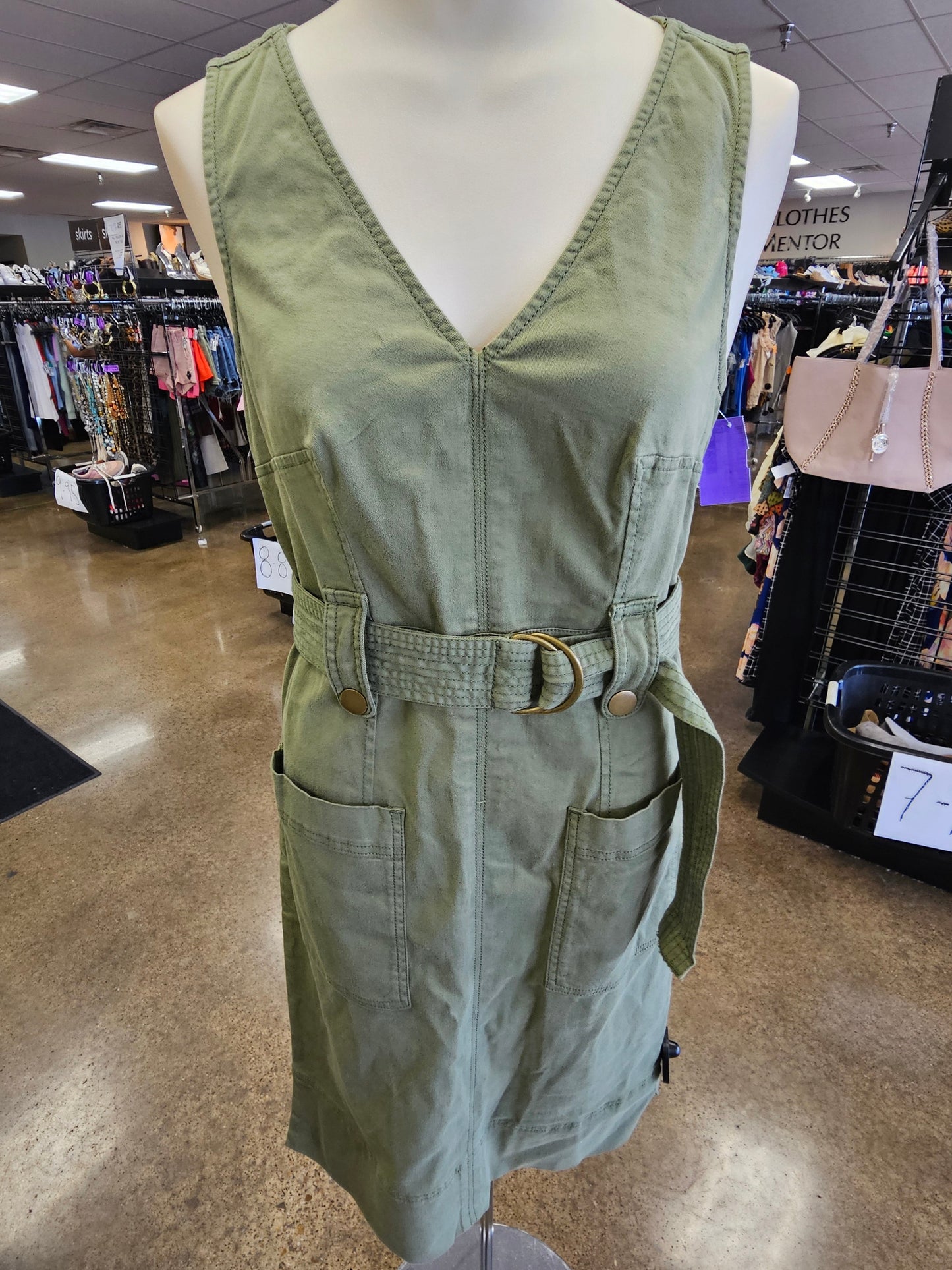 Dress Casual Midi By Maeve In Green, Size:2