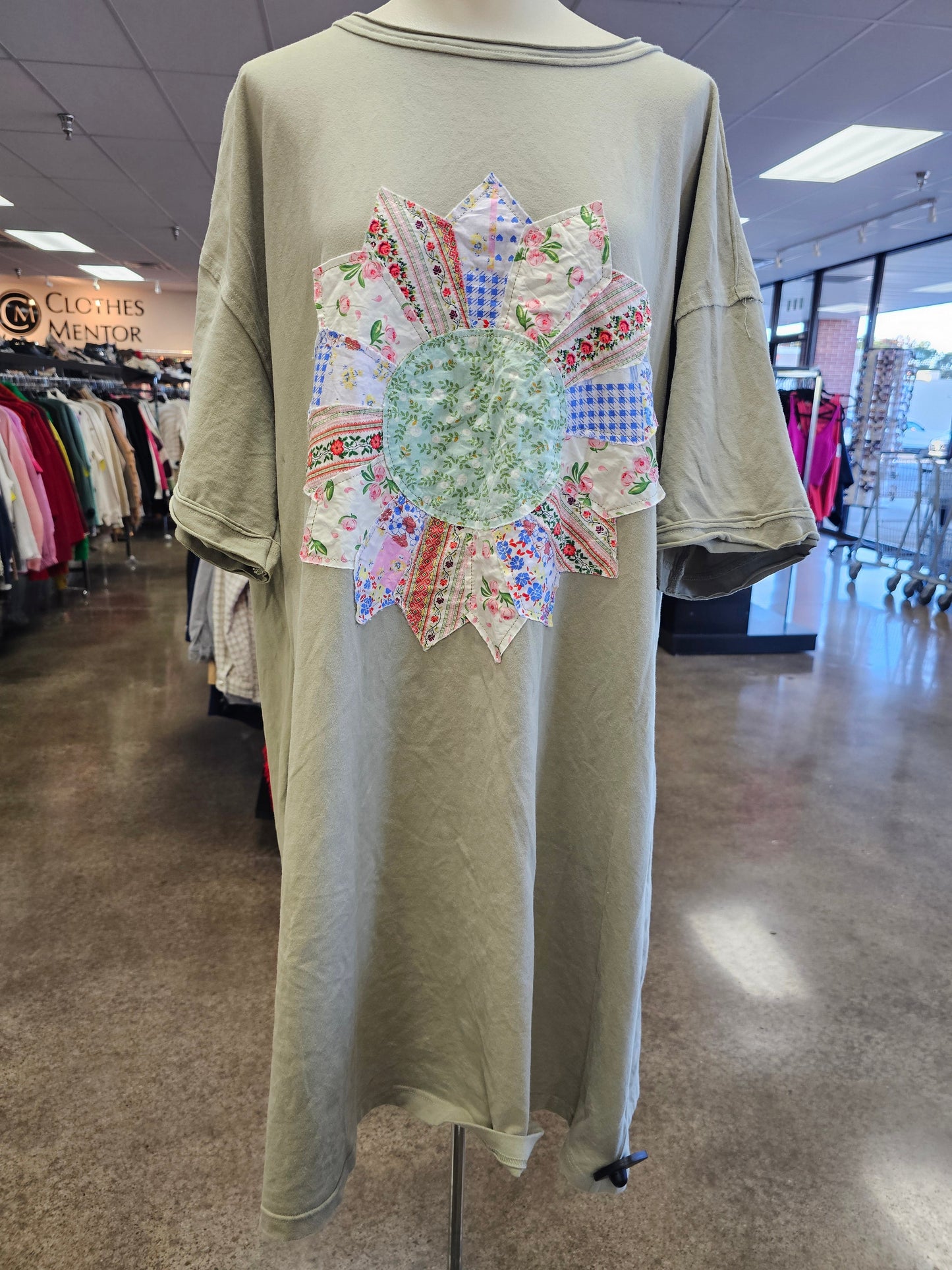 Dress Casual Short By Easel In Green, Size:1X