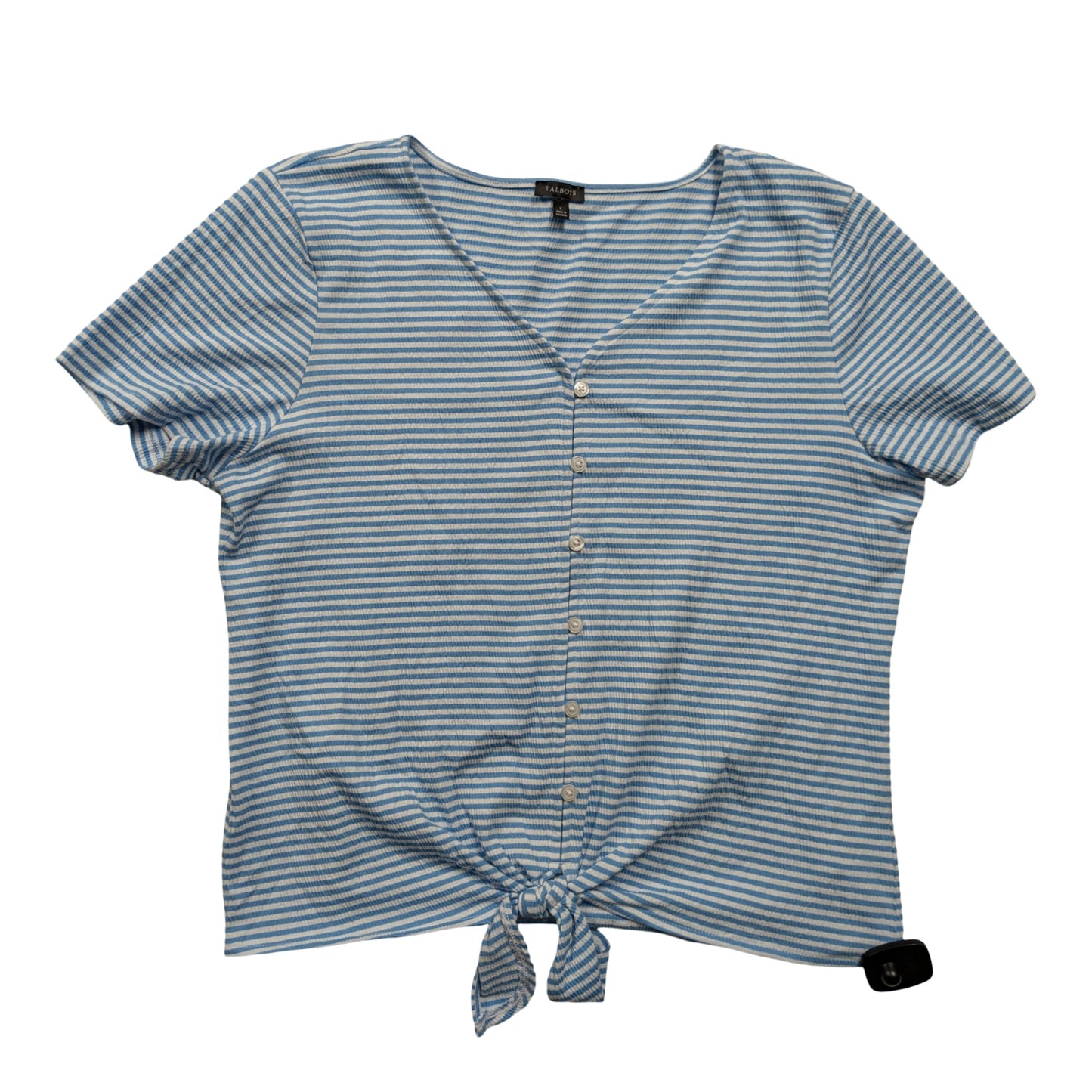 Top Ss By Talbots In Striped Pattern, Size:L