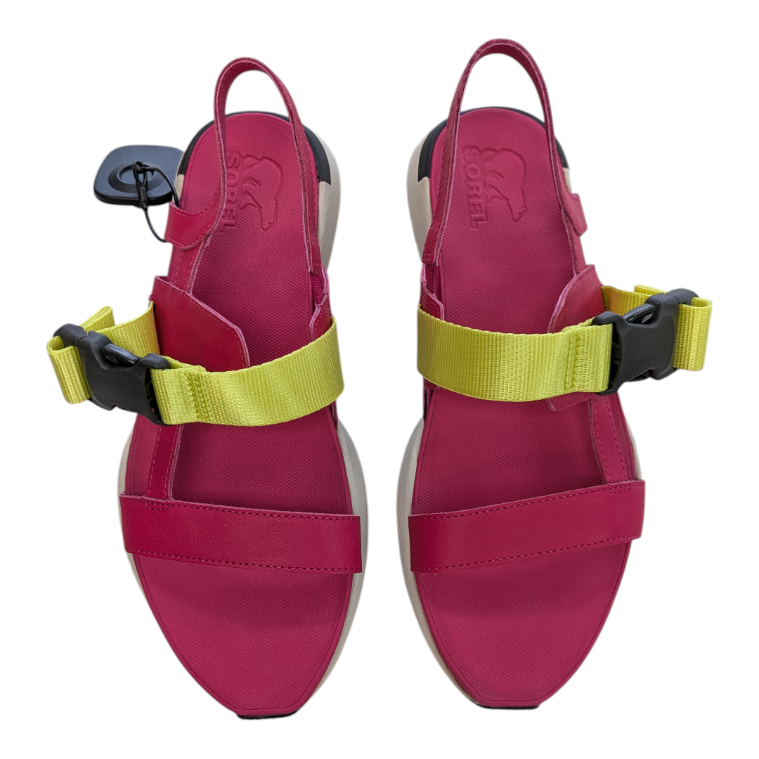 Sandals Designer By Sorel In Pink, Size:8.5