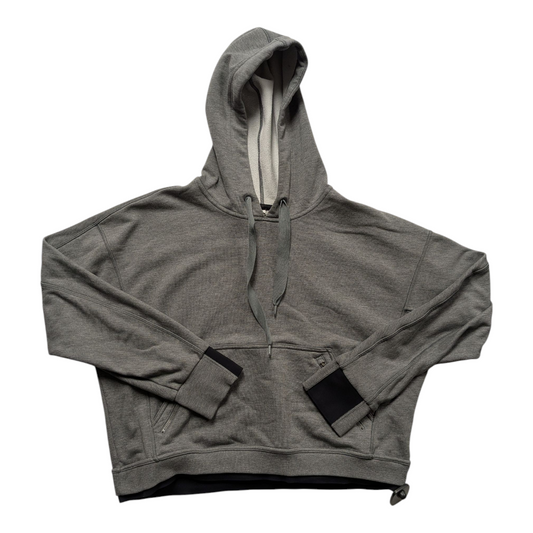 Athletic Sweatshirt Hoodie By Athleta In Grey, Size:L