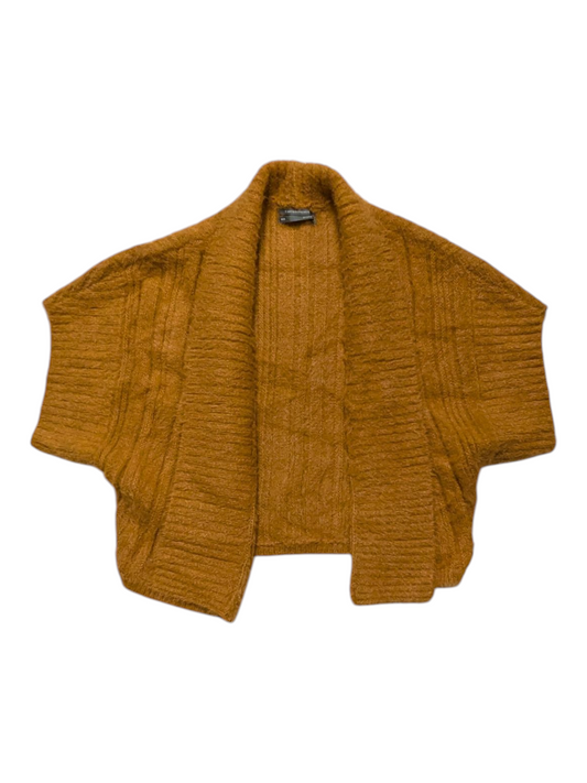 Sweater Cardigan By Anthropologie In Gold, Size:Xs