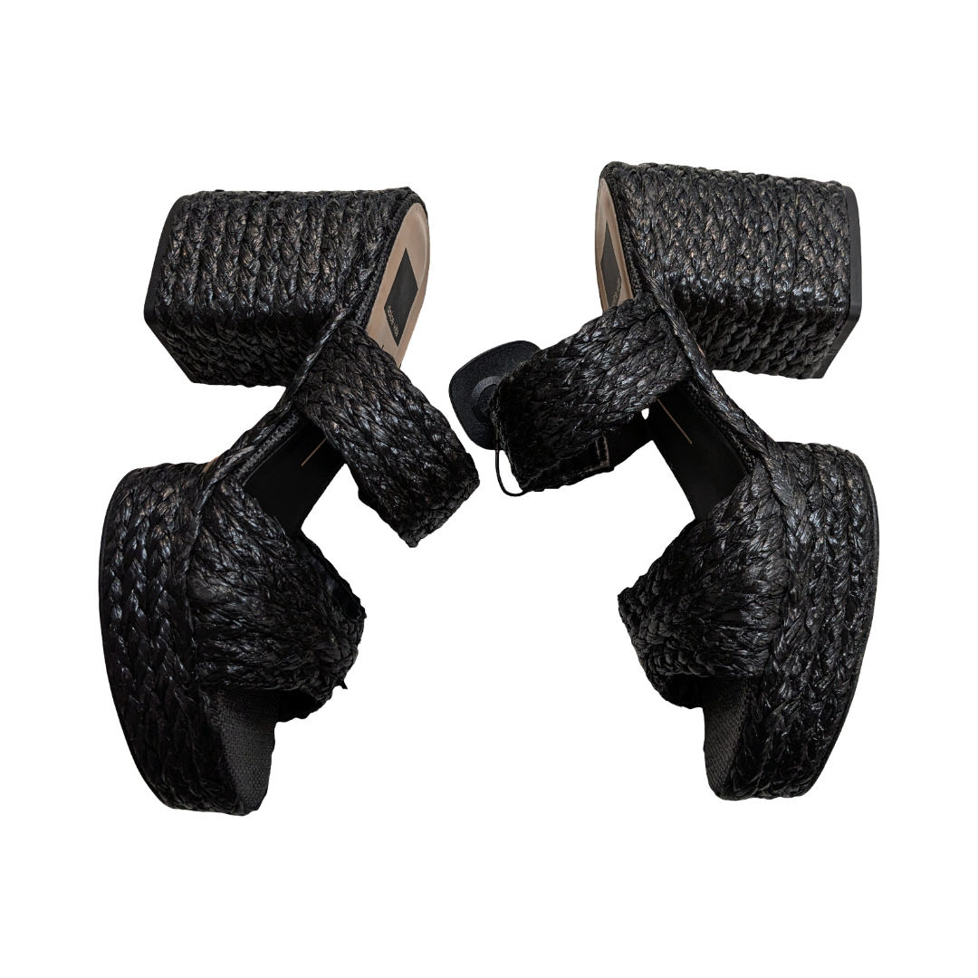 Sandals Heels Block By Dolce Vita In Black, Size:8.5