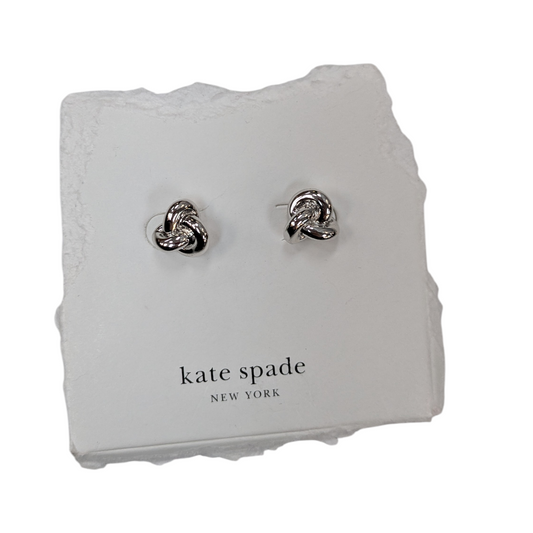 Earrings Designer By Kate Spade In Silver