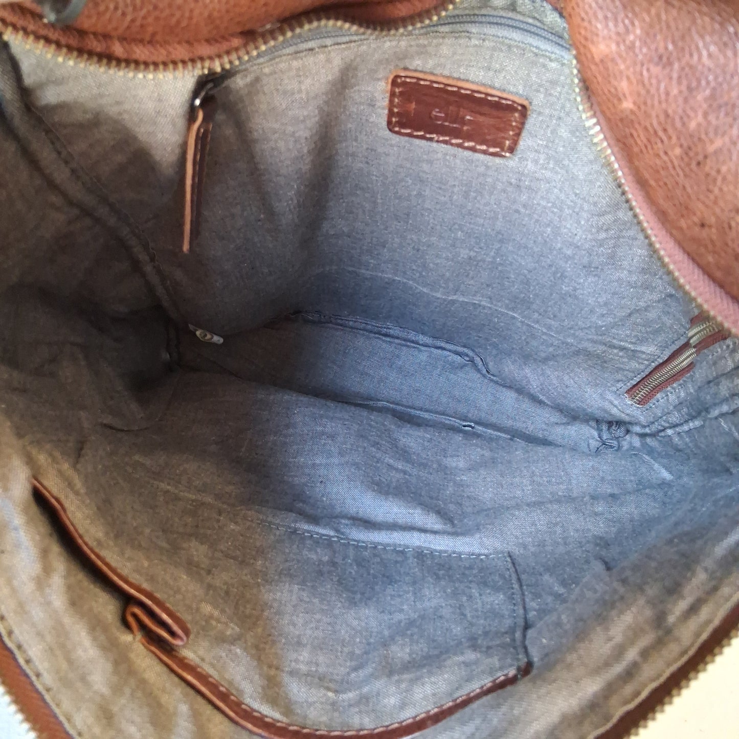 Backpack Leather By Elk In Brown, Size:Large
